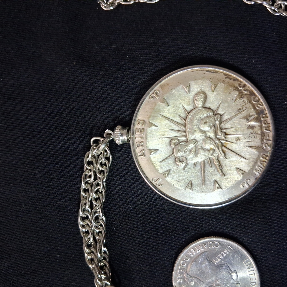 Aries Zodiac Pendant Necklace